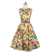 Load image into Gallery viewer, Women Summer Long Dress Black Red